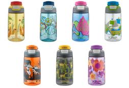 AVEX Kid's Auto Seal Freeride 16 oz Water Bottle, 2 Styles, 