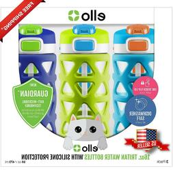 Ello Kids 16 oz. Luna Water Bottles, 3 Pack - Free Shipping 