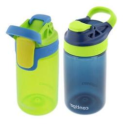 Contigo Kids Autoseal Gizmo Water Bottles, 14oz- NavyBlue/Ch