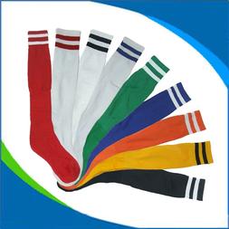 Kids Football Socks Boys Girls Long Sports Over Knee Hockey 