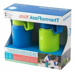 ThermoFlask Kids Vacuum Insulated SS 14oz Water Bottle 2-Pac