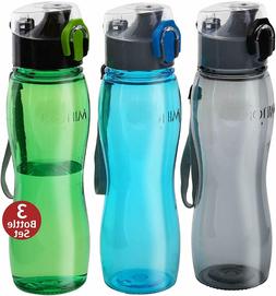 Kids Water Bottle 3 Pack Triton 25 Oz Large Sports Water Bot