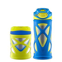 Zulu Kids Water Bottle and Canister Set - Blue