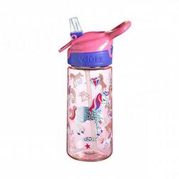 Nuby Kids Water Bottle for School, Bpa Free, Unicorn. Free S