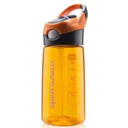 mountop Kids Water Bottle with Straw and Handle for Girls & 