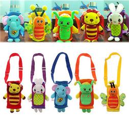 Kids Water Drink Bottle Pocket Carrier Sleeves Tote Bag with