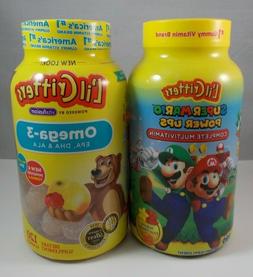 L'il Critters Super Mario Multivitamin & Omega-3 Gummies For