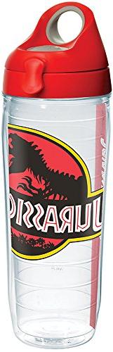 Tervis 1282361 Jurassic Park Logo Tumbler with Wrap and Red 