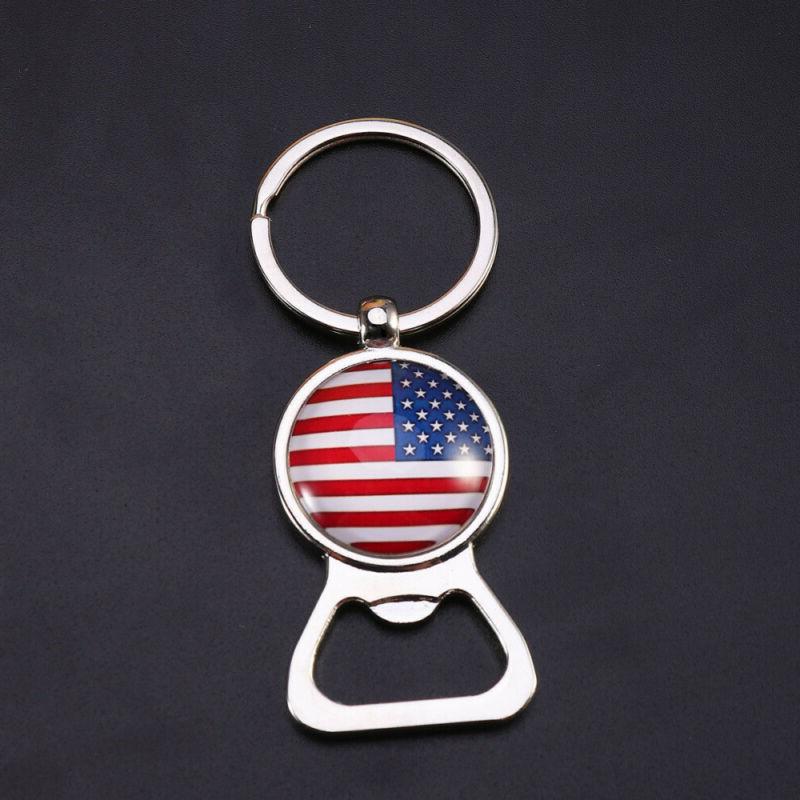 1pc American Flag Keychain Fashion Creative Key Chain Key Ri