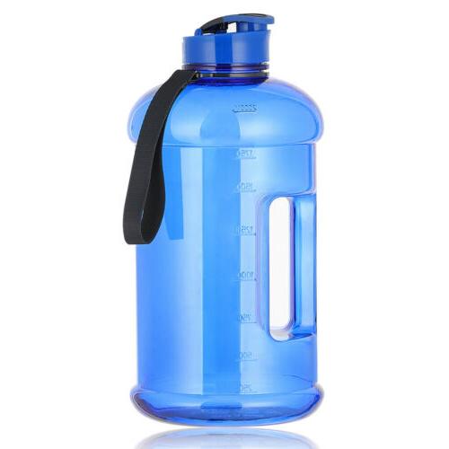Big Water Bottle for Gym Fitness Workout Reusable Sport Half