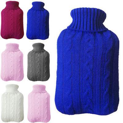 2 Litre Rubber Knitted Cover For Hot Water Bottle Bag Cover 
