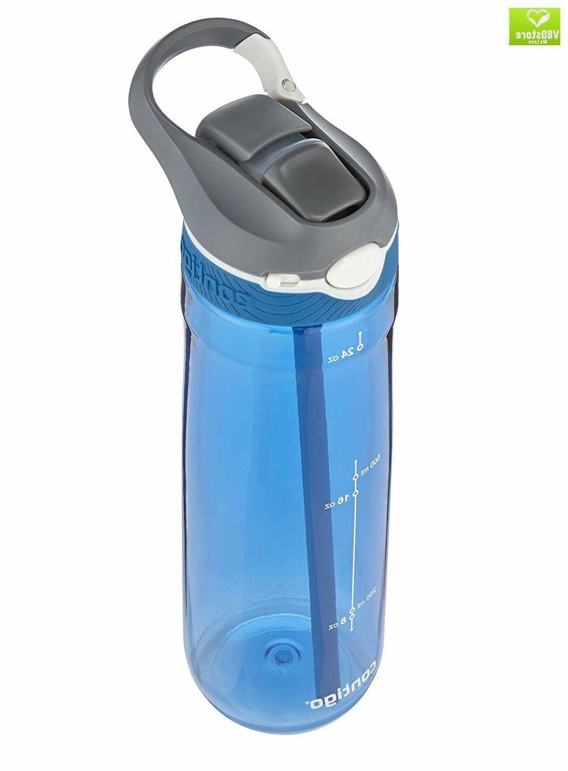 Contigo 24 Ounce Ashland Autospout Water Bottle With Clip on