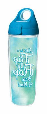 Tervis  24 oz. Flip Flop State Of Mind  Water Bottle  Clear