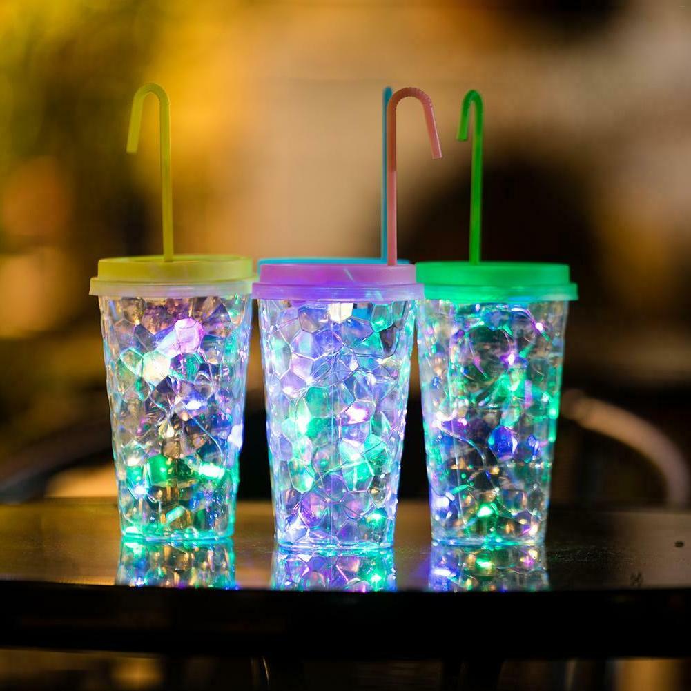4pcs Innovative Bottle Lights Milk Tea Cup Lid Light Solar L