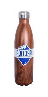 Arctica The Brave Elements Stainless Steel Water Bottle Teak