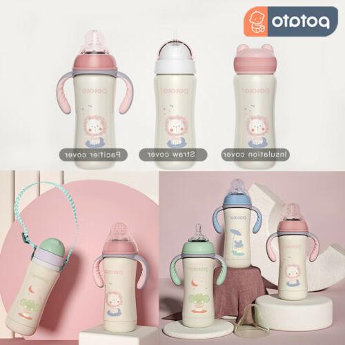 POTATO Baby Thermos Cup Water Bottle for Kids, 8 oz Stainles