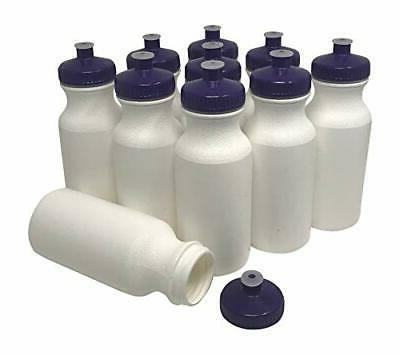 CSBD Blank 20 oz Sports and Fitness Squeeze Water Bottles, B