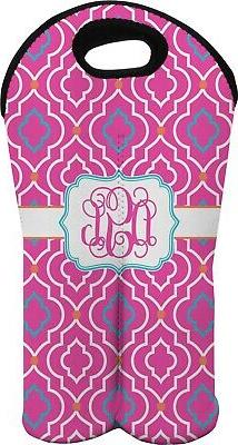 Colorful Trellis Wine Tote Bag  