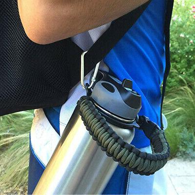 US Cup Holder Water Bottle Handle Strap Fits Wide Mouth Para