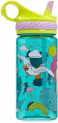 Disney Ariel Water Bottle with Built-In Straw