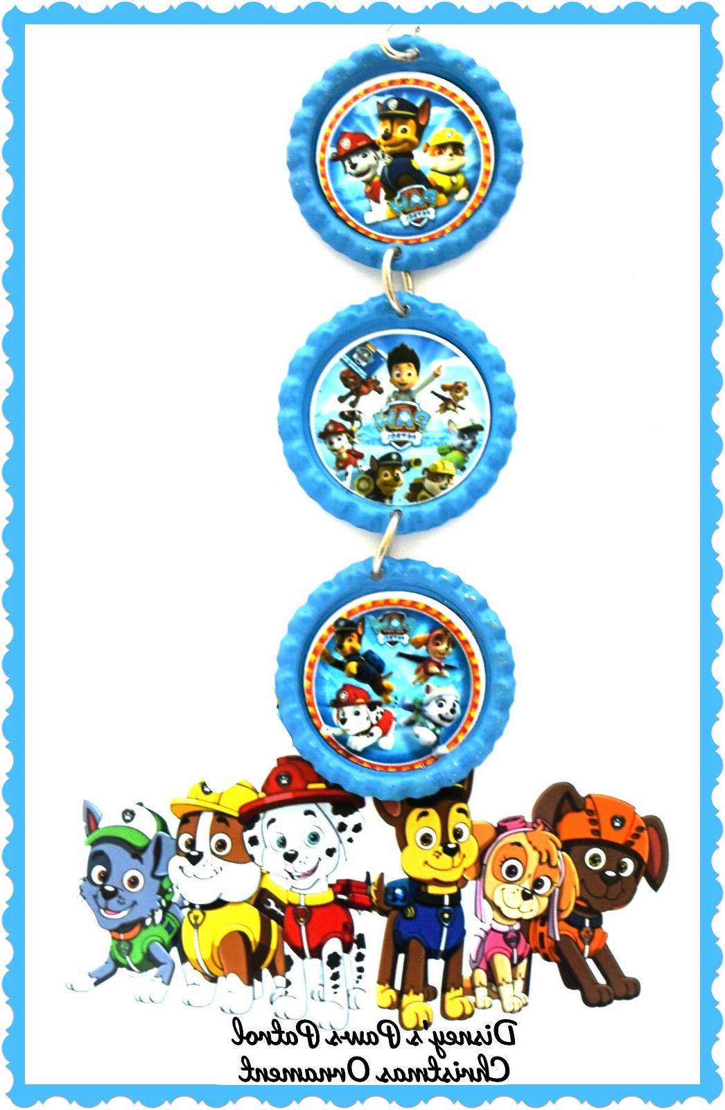 Disney's PAW PATROL 3D Bottle Cap Christmas Ornament Gift fo
