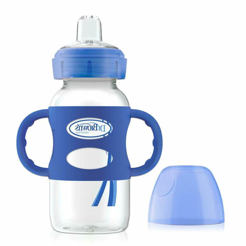 Dr. Brown's Options Wide-Neck Sippy Spout Baby Bottle with S