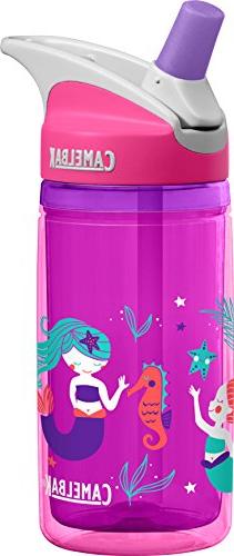CamelBak eddy Kids Insulated Bottle, Pink Mermaids, 12oz
