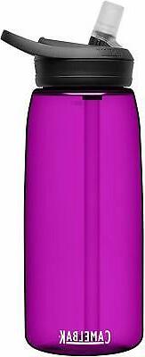 Eddy Plus Water Bottle with Straw, Camelbak, 1L Deep Magenta