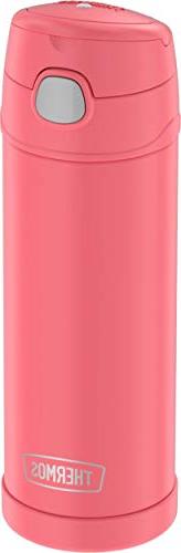 Thermos F4049CO6 Funtainer 16 Ounce Bottle, Coral
