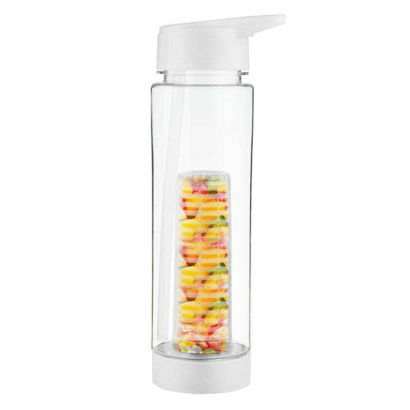 Fruit Water Bottle Sports Fruit Cup With Straw Lid and Infus