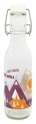 Love Bottle - Glass Water Bottle Mountain Air