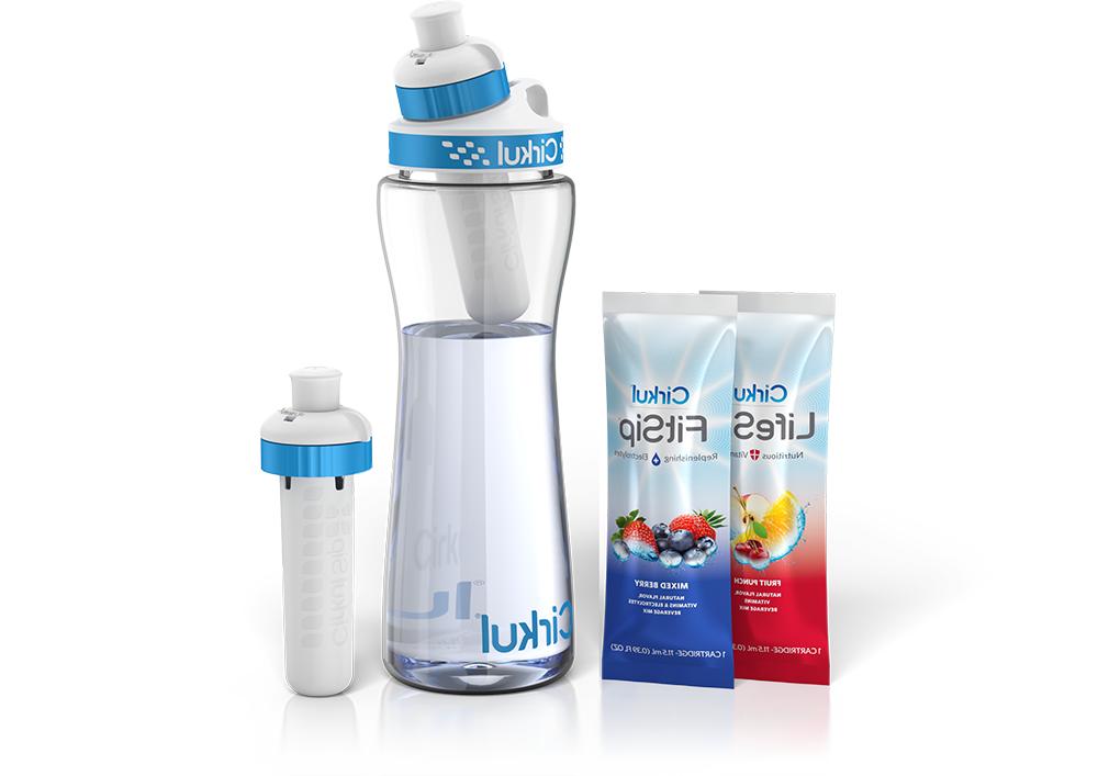 NEW Cirkul Infuser Bottle & Two Flavor Cartridges, Fruit Pun
