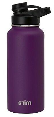 MIRA Insulated Vacuum Stainless Steel Water Bottle with Spou