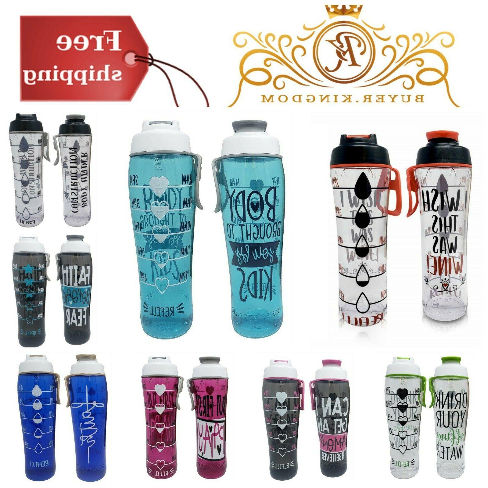 With Time Marker Hours Marked Bpa Free 30 Oz