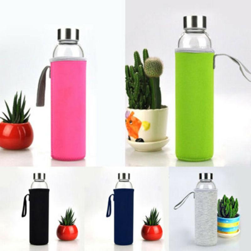 Sport Water Bottle Cover Neoprene Insulated Sleeve Bag Case 