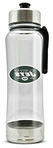 New York Jets 20oz. Clip On Water Bottle