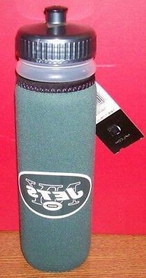 NEW YORK JETS WATER KOOZIE & SQUEEZE BOTTLE BRAND NEW!!!!