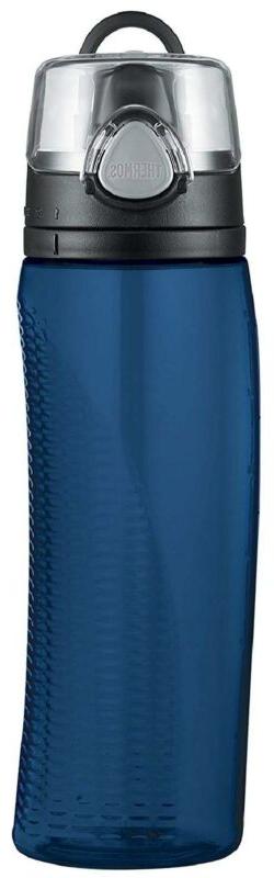 Thermos Nissan Intak Hydration Water Bottle with Meter, Blue