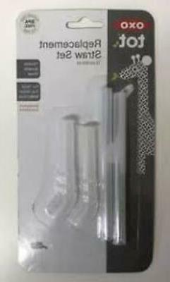 OXO Twist Top Water Bottle Replacement Straw Set 12oz 2pk