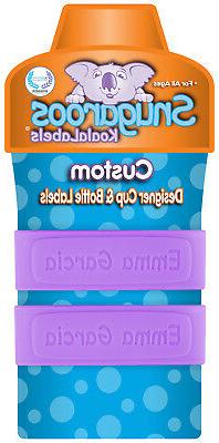 PACK of 2 Personalized Daycare Labels for Sippy Cups & Baby 