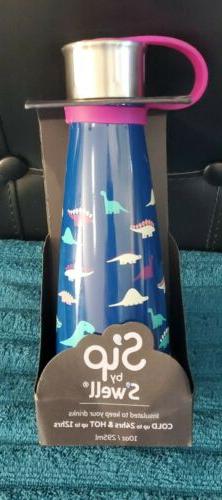 S'ip by S'well / DINO DAYS / STAINLESS STEEL WATER BOTTLE / 
