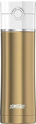 Thermos 16 oz Sip Stainless Steel Drink Bottle, Gold