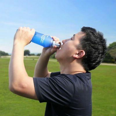 Soft Flask Folding Collapsible Water Bottle TPU Free For Run