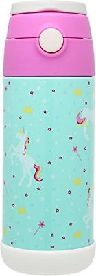 Unicorn Water Bottle With Straw Vacuum Insulated New Travel 