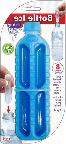 Jokari Water Bottle Ice Cube Tray 2 PK - Perfect Ice Sticks 