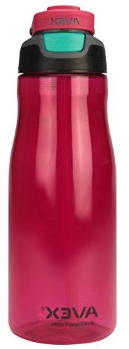 AVEX Wells Autospout Water Bottle, Berry, 32 oz.
