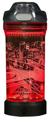 YEW FIRE TRUCK Kids LIGHT UP Water Bottle - 8 LED COLORS - 1