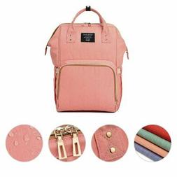 Large Capacity Backpack Mummy Bag Baby Water Feeding Bottle 