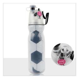 Large Capacity Sports Water Bottle Misting Insulated Spray B