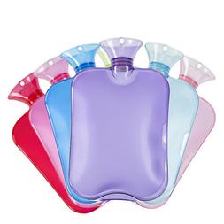Large PVC Rubber HOT WATER BOTTLE Bag WARM Relaxing Heat / C